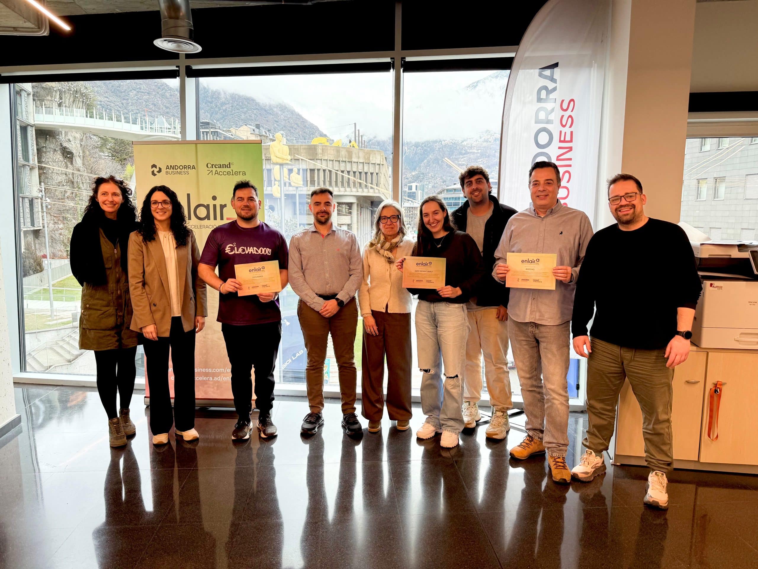 Le programme Enlaira de Creand Accelera et Andorra Business pour les entreprises émergentes du pays clôture sa première édition